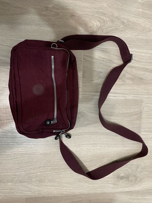 bag kipling бордовая