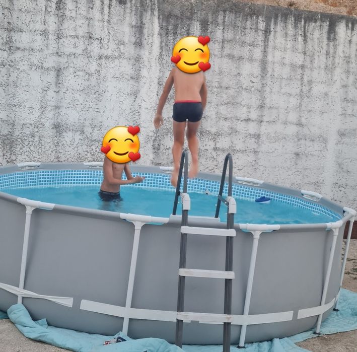 piscina redonda  como nova