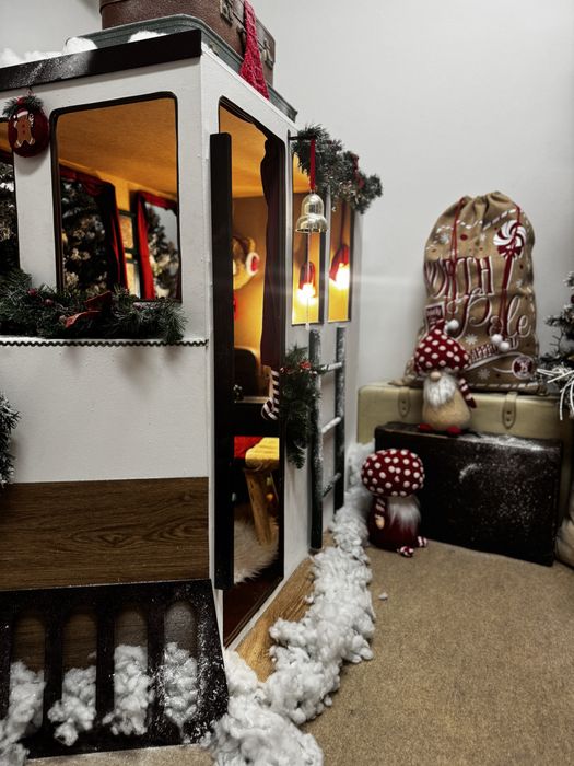 Cenario de Natal comboio