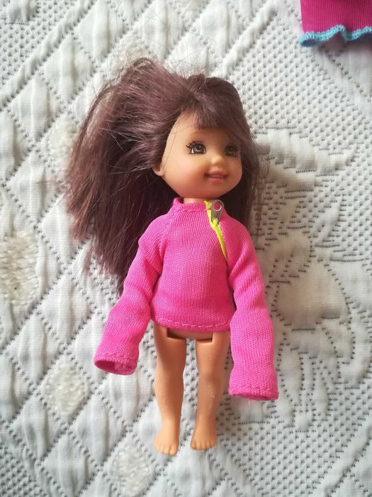 Camisola Rosa para Boneca Pequena