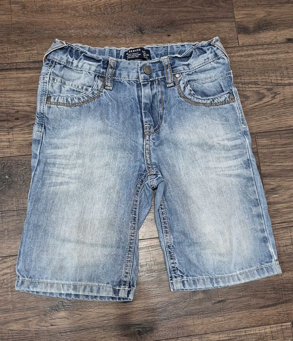 szorty nr 8 spodenki jeansowe reserved rozmiar 122 chłopiec 42 K1