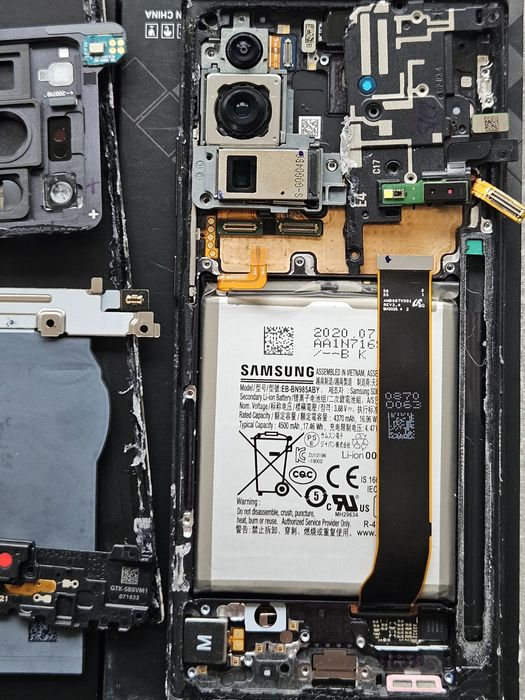 Камера Samsung Galaxy NOTE 20 ULTRA, запчастини самсунг ноут 20 ультра