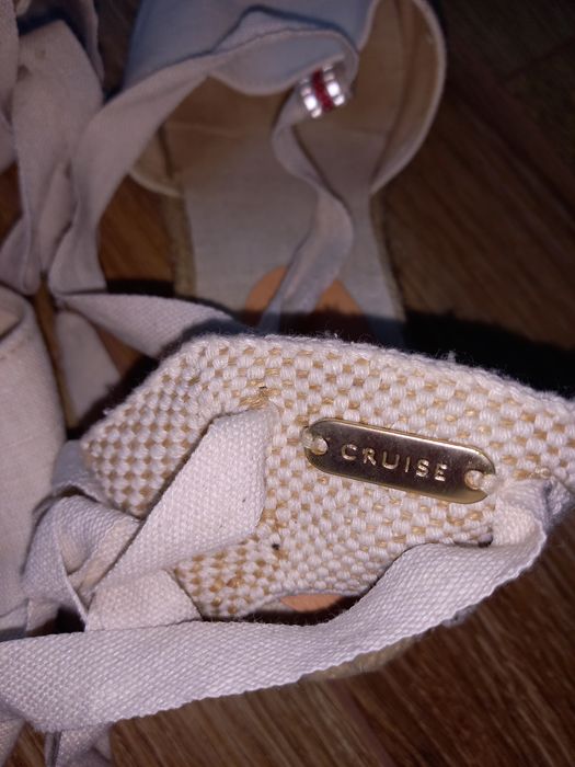 Materiałowe espadryle damskie