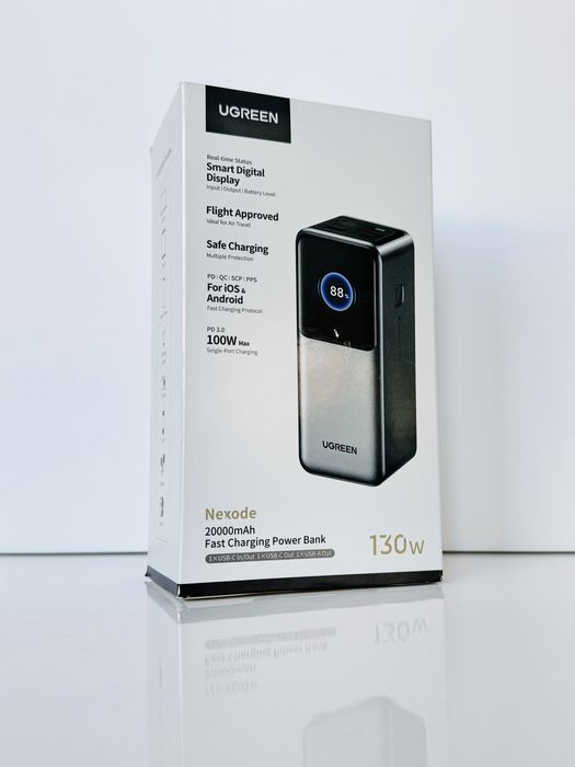 Оригінал Повербанк UGREEN Nexode 130Вт Power Bank 20000мАг Павербанк