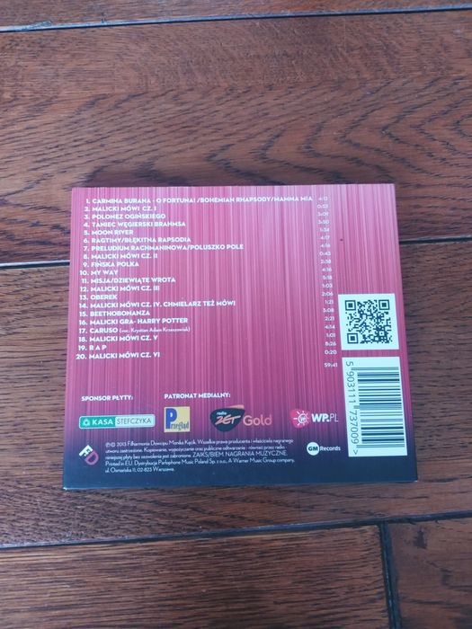 Płyta CD z autografami Waldemar Malicki Filharmonia Dowcipu