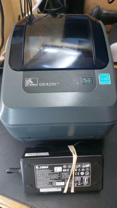Термотрансферний принтер Zebra GK420t. Друк нейлон, сатин. Нова Пошта