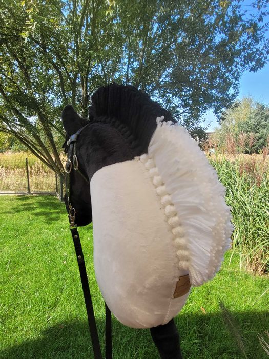 Konik Hobby Horse Fiord A4 ręcznie szyty z minky,zestaw z ogłowiem #24