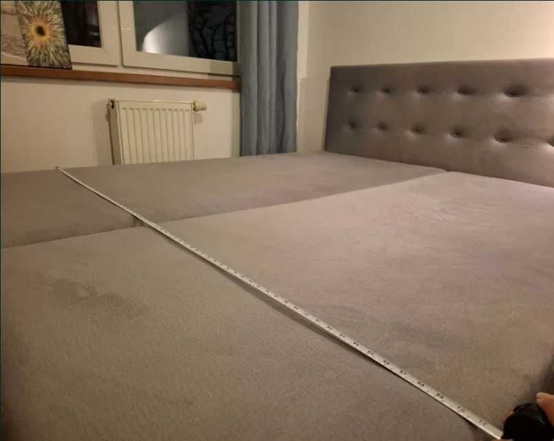 Łóżko kontynentalne tapicerowane 180 x 200 - pilne!