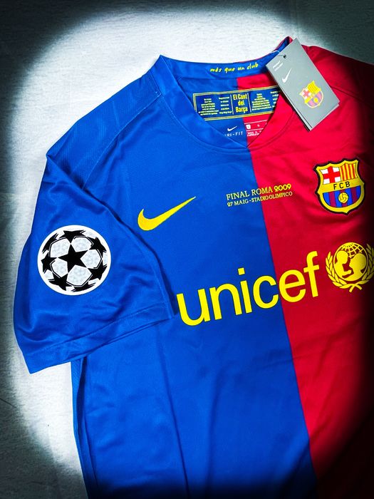 Unikalna T-shirt #9 Eto'o Barcelona Retro Koszulka Sezonu 08/09
