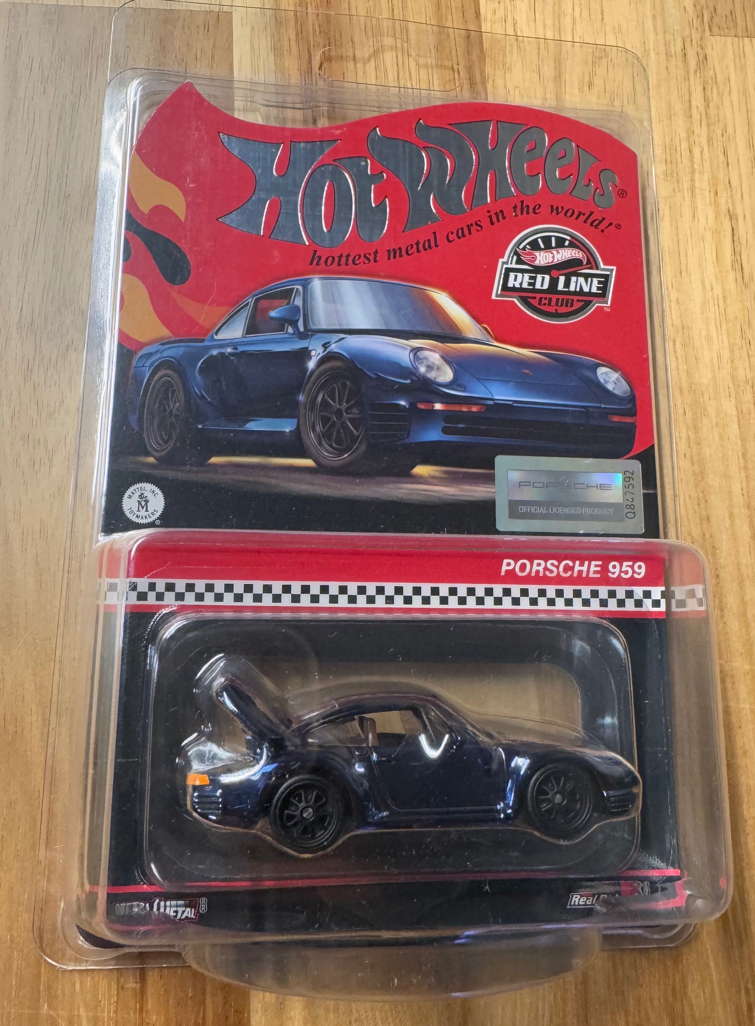 その他 HotWheels RED LINE CLUB PORSCHE 959 Hot Wheels Red Line Club RLC Porsche 959 w kolorze stalowym