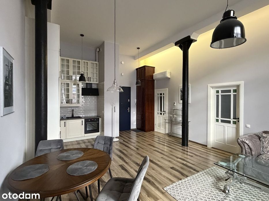 Przestronny loft 54 m² | 2 pokoje | Barciński Park | garaż + komórka