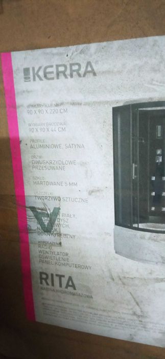 Kabina prysznicowa z hydromasażem 90x90