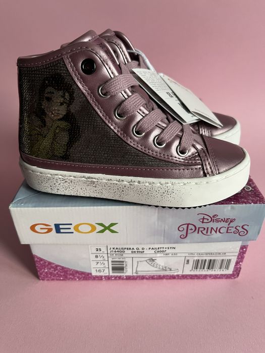 хайтопи на дiвчинку 25р. 16,2см Geox Disney Kalispera,черевики,ботінки