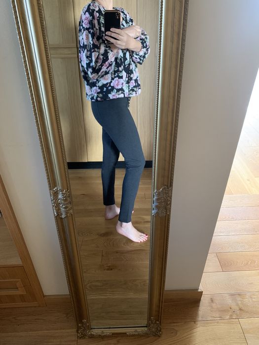 Bluzka czarna w kwiaty w róże kimono obersize