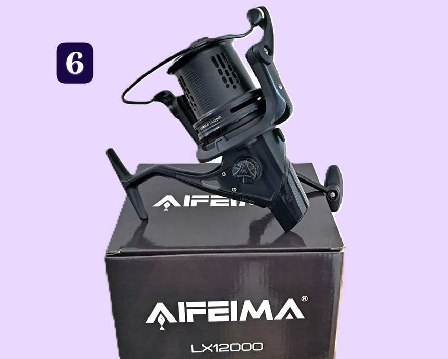 Катушка карповая Aifeima LJ-8000; HF-9000; UCFR-9000; LX-12000  і інші