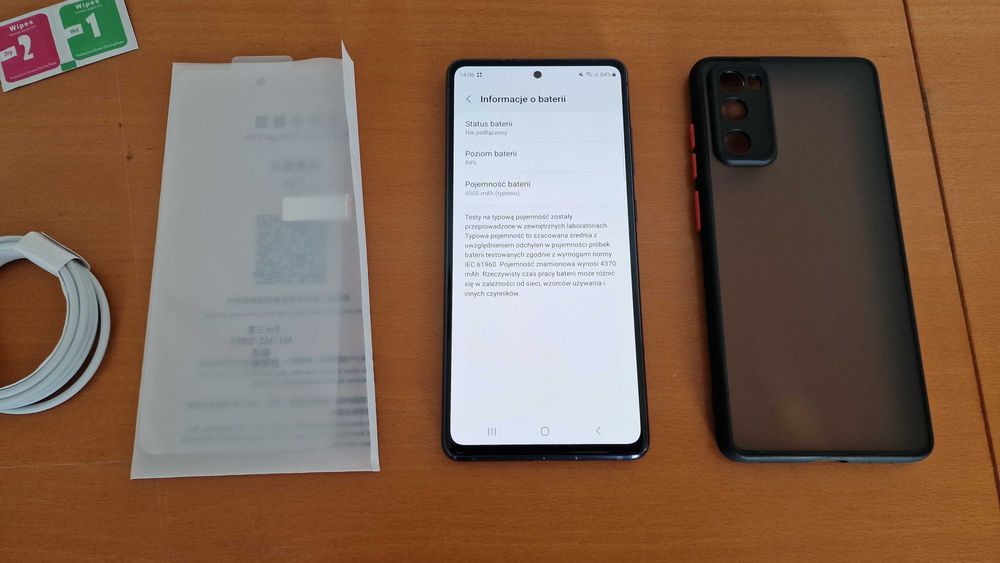 Samsung Galaxy S20 FE 6/128 GB Dual SIM Niebieski + Etui + Folia