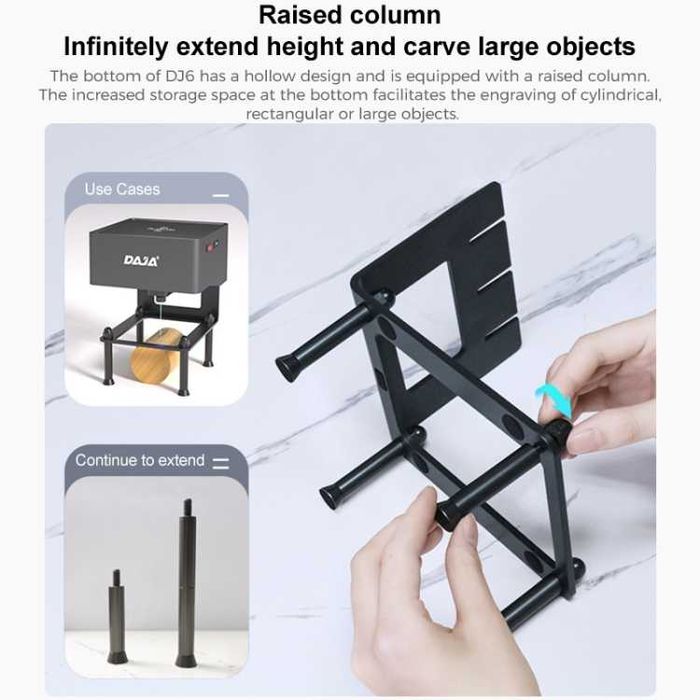 DAJA DJ6 – Przenośna Maszyna do Grawerowania Laserowego