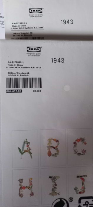 26 posters A4 Ikea Bild