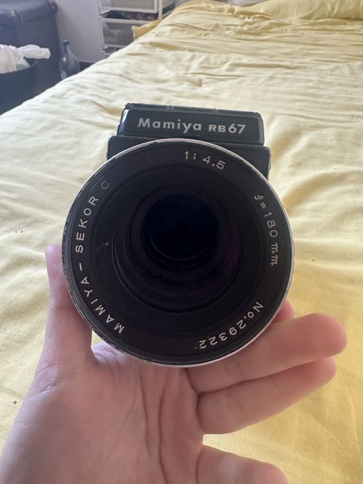 Mamiya RB 67 + Sekor 1:4.5 180mm