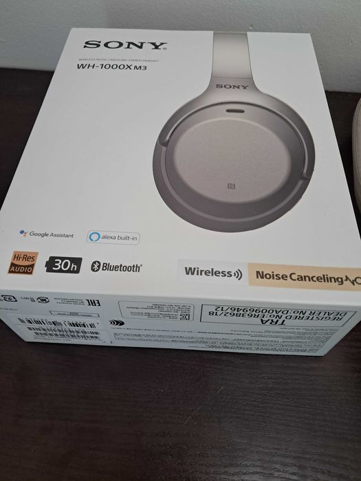 Навушники SONY WH-1000XM3 Бездротові Bluetooth Оригінал Повний комплек