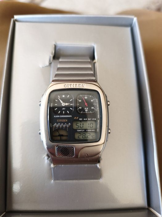 Citizen Ana-Digi Temp - FULL SET z 1997 r. sprawny