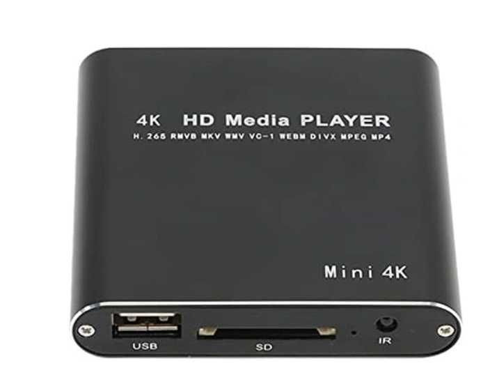 Przenośny Odtwarzacz Multimedialny 4K Mini 1080P HD