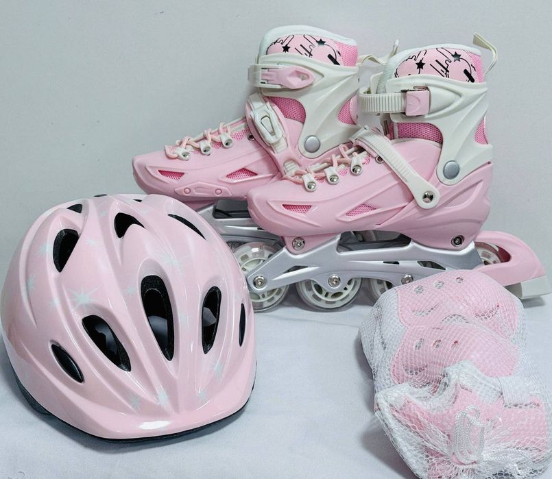 Ролики набор з захистом та шоломом Maraton Vega 31-42 розміри