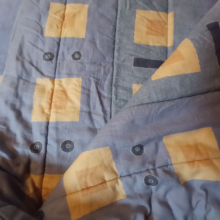 Edredom reversível, cama de solteiro