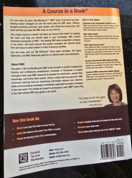 PMP Exam Prep - 11th Eleventh edition by Rita Mulcahy