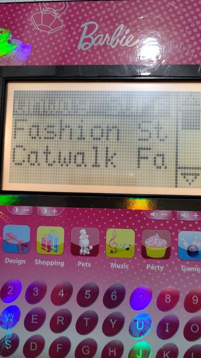 Tablet Barbie fashion z grami, kalkulatorem,prosty  język angielski