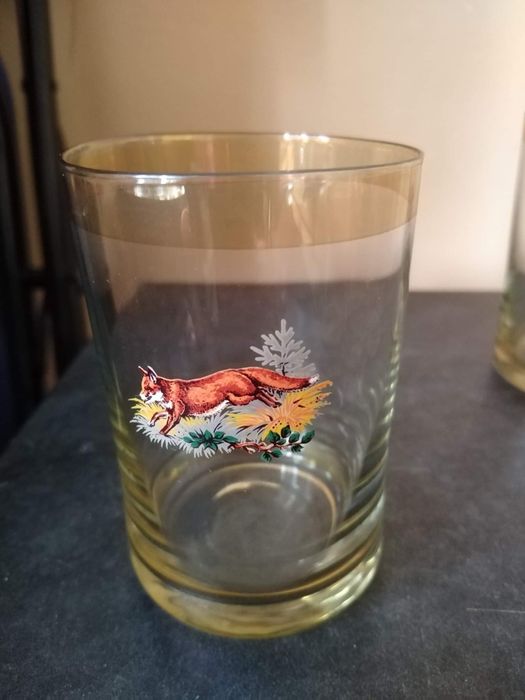 Szklanki kieliszki lata 80 te