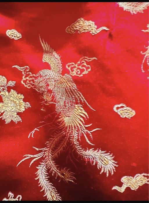 Vestido em Seda Chinesa