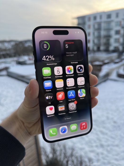 Apple IPhone Айфон 14 ПРО 128ГБ Space Black, Неверлок, Оригінал
