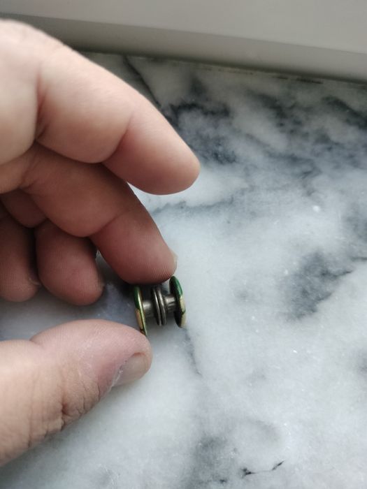 Botão de mola vintage