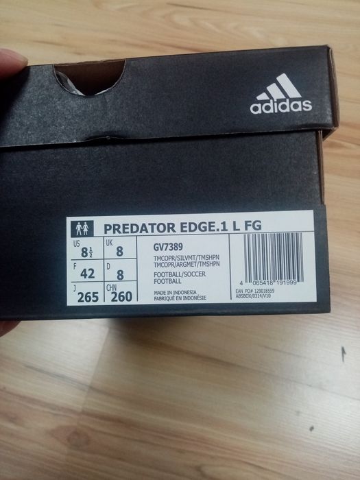 Korki Adidas 42 26,5 cm predator EDGE.1 profy speedflow x f50 ace
