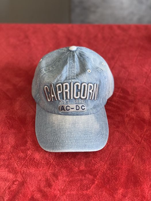 Czapka jeansowa CAPRICORN AC-DC styl vintage regulowana
