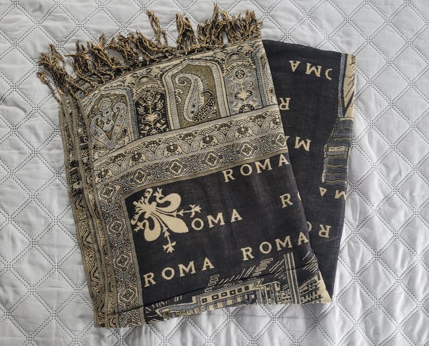 Szal chusta z motywem Roma Rzym