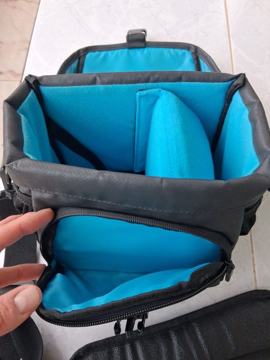Bolsa transparente máquina fotográfica