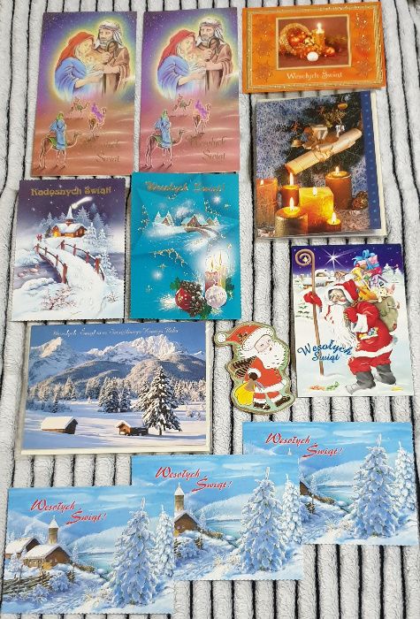 Boże Narodzenie stara kartka pocztowa pocztówka Wesołych Świąt
