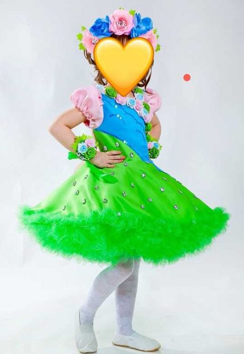 Розкішний карнавальний костюм Весни, костюм Квіточки, 3-6 років