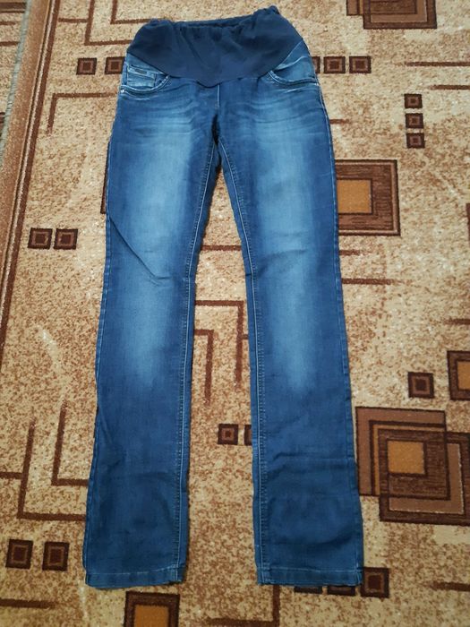 Джинсы для беременных (темно-синие)