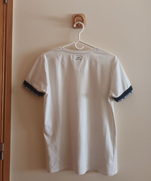 T-shirt branca da Silver