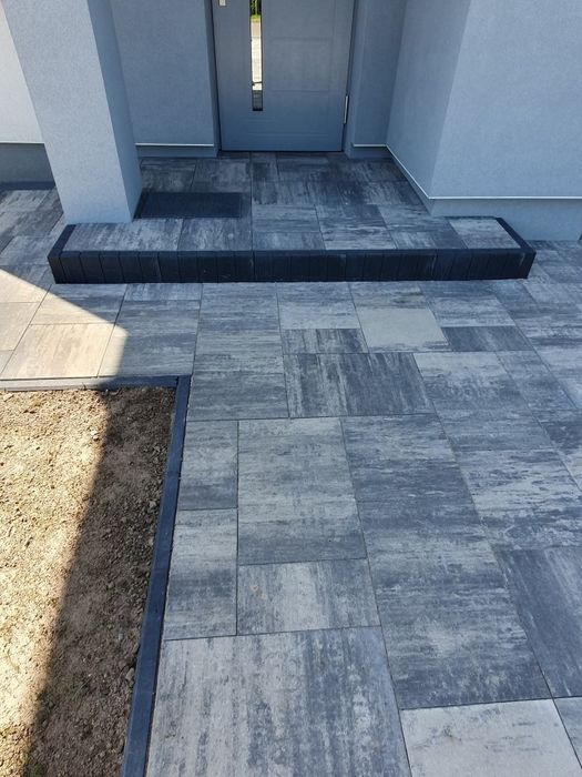 UKŁADANIE KOSTKI BRUKOWEJ *** schody *** tarasy *** mała architektura