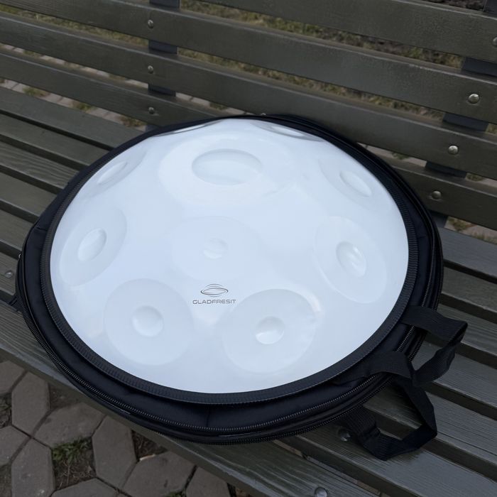 Ханг «Білий Лотос» 10 нот 50см D Kurd | Handpan 432 Гц