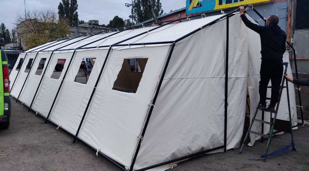 Намет/палатка польовий великий 5,5х10,2 метри. Власне виробництво