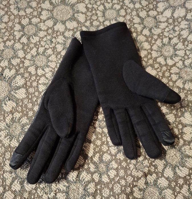 Элегантные перчатки комби