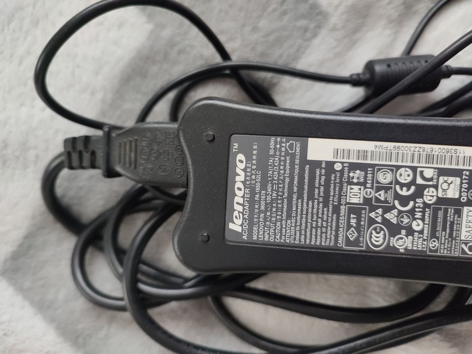 Блок живлення зарядка Lenovo 19V 3,42А / ОРИГІНАЛ