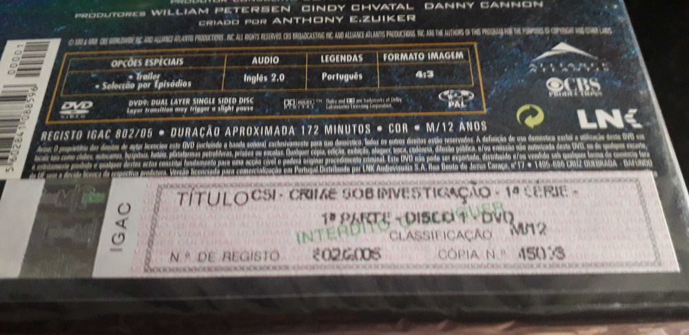 CSI: Las Vegas, 1ª Série