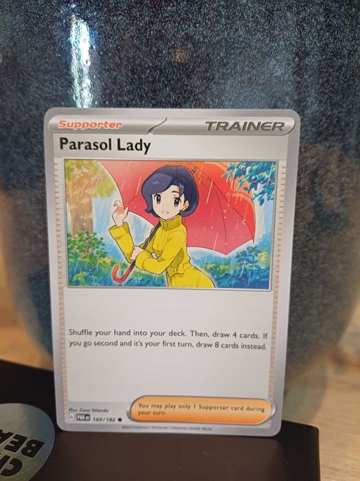 Carta Pokémon Parasol Lady #169  - mint / near mint