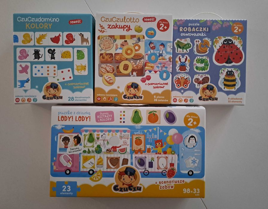 Czuczu Lotto Domino Puzzle ZESTAW